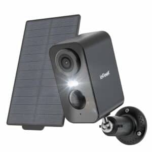 ieGeek 2K - Caméra de sécurité sans fil solaire haute résolution
